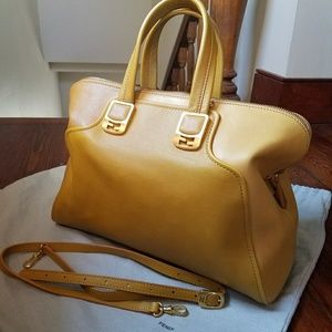 Fendi Leather LG "Chameleon" Convertible Tote